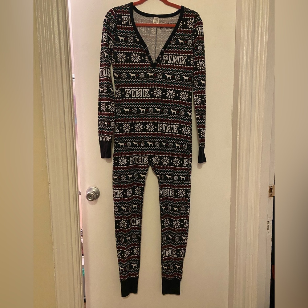 PINK christmas onsie